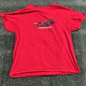 Red Monaco formula 1 Graphic T-Shirt.  (Fits like medium)